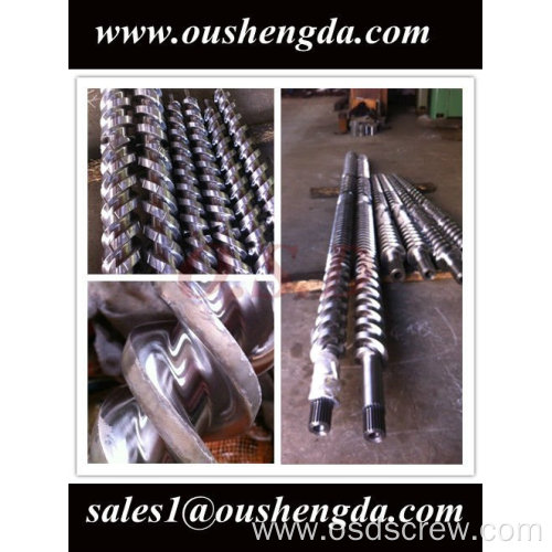 Top-level tungsten carbide screw for pvc pipe extrusion